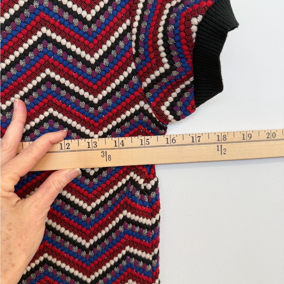 Zara Chevron Patterned Knit Dress - Picture 14 of 15